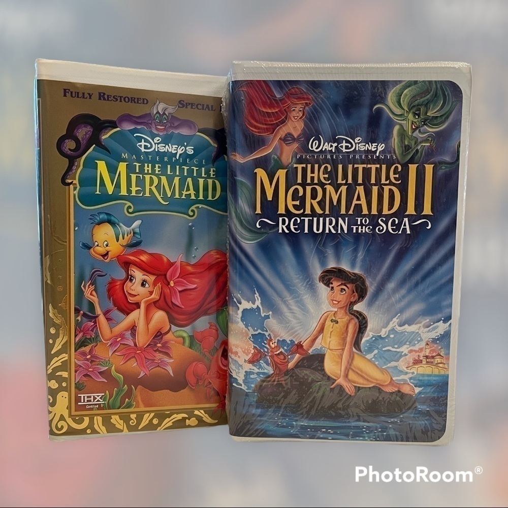 The Little Mermaid VHS tapes